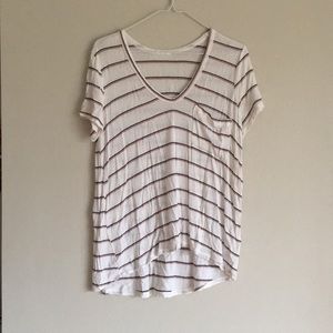 Short-sleeved white Lush top.